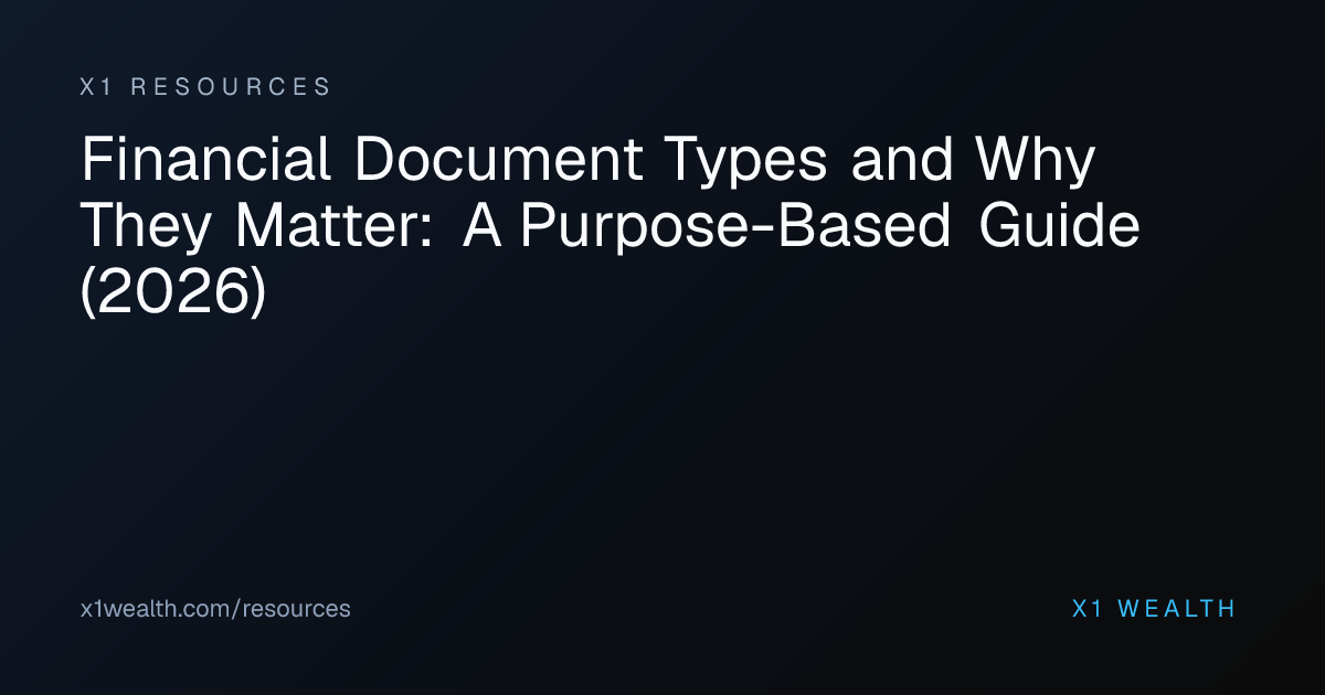 Financial Document Types and Why They Matter: A Purpose-Based Guide ...